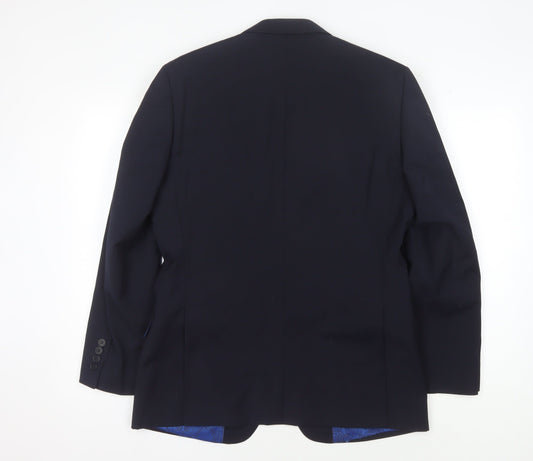 Ted Baker Men's Blue Regular Fit Blazer, 38R