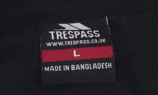 Trespass Unisex Black Large Pullover Sweatshirt