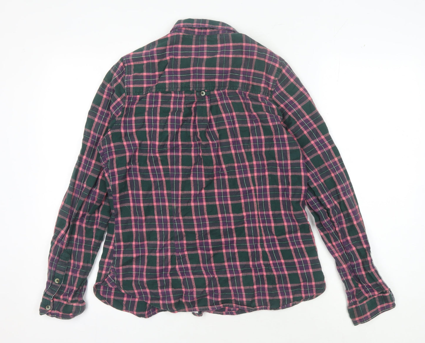 Fat Face Women's Multicoloured Plaid Button-Up Shirt