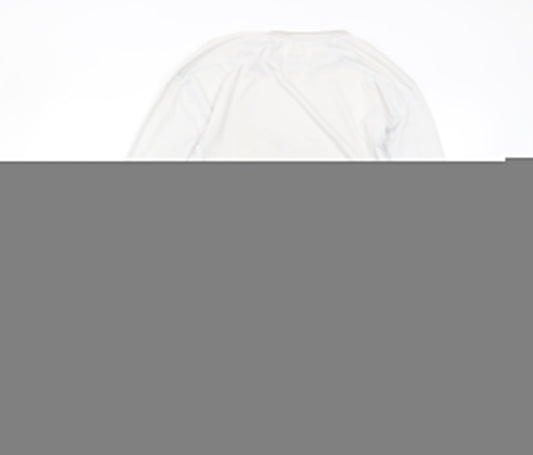 Nike Men's White 2XL Gym Compression Long Sleeve T-Shirt