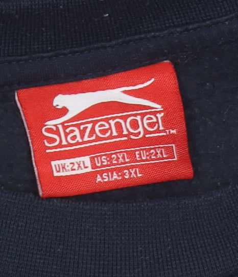 Slazenger Men's 2XL Blue Pullover Sweatshirt