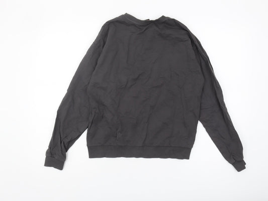 AC/DC Women's Black Pullover Sweatshirt, UK 8