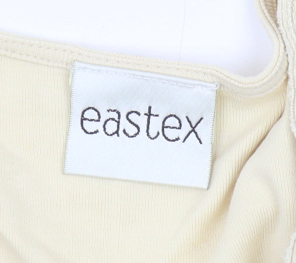 Eastex Women's Beige Embroidered Top Size 16