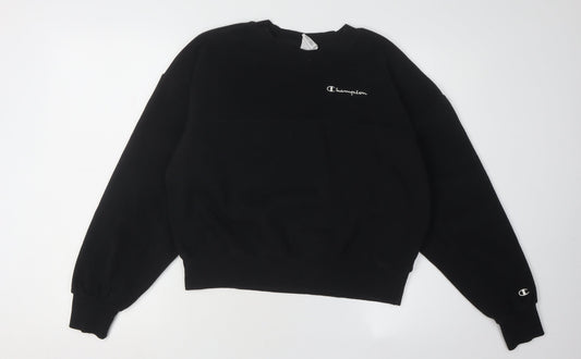 Champion Women's Black Pullover Sweatshirt L