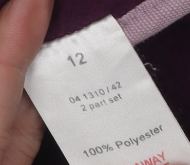 Peter Storm Women's Purple Fleece Jacket Size 12