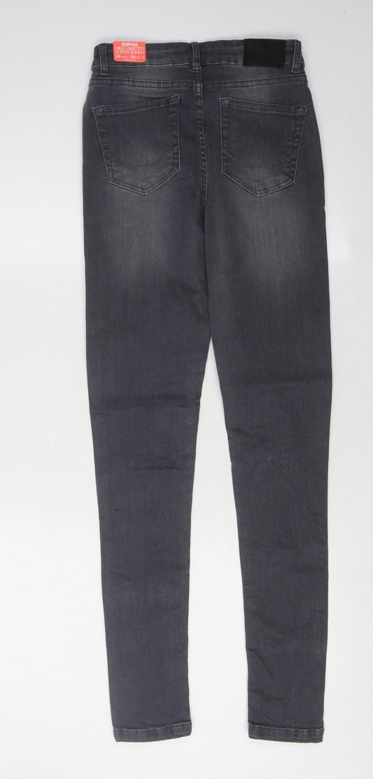 Superdry Women's Black Skinny Jeans Size 26