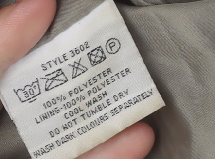 Champion Men's Beige Military Jacket Size L