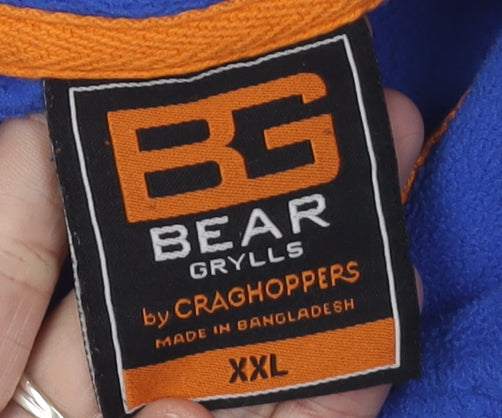 Craghoppers Men's Blue 2XL Fleece Quarter-Zip Sweatshirt