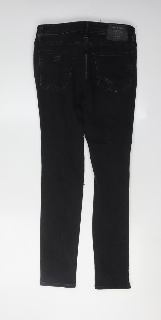 Jack & Jones Men's Black Skinny Jeans Size 30