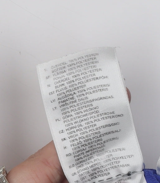 Adidas Boys Blue Football Shorts Size 4Y Athletic Elastic