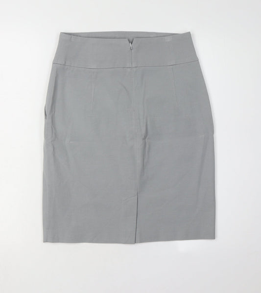 Banana Republic Women's Grey Pencil Skirt, Size 4, Stretch