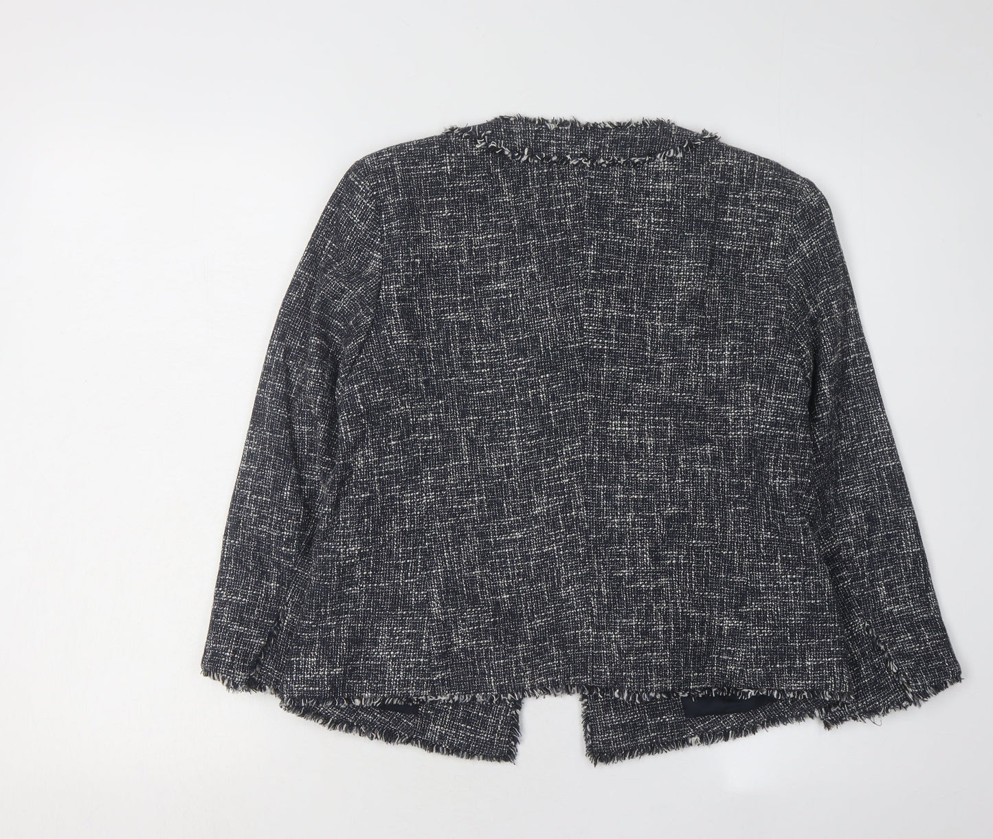 Michael Kors Women's Blue Bouclé Blazer Size 6