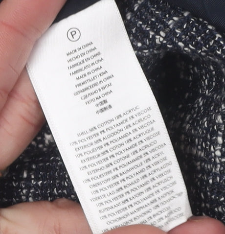 Michael Kors Women's Blue Bouclé Blazer Size 6