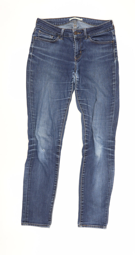 Levi Strauss Women's Blue 711 Skinny Jeans Size 10