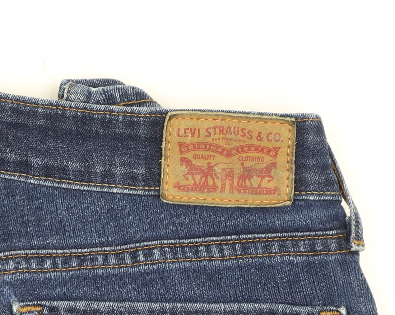 Levi Strauss Women's Blue 711 Skinny Jeans Size 10