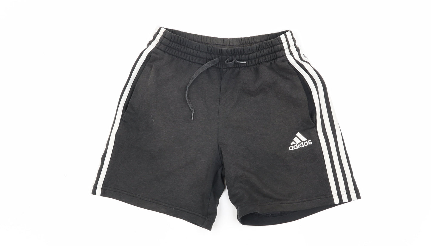Adidas Men's Black Athletic Shorts - Size S