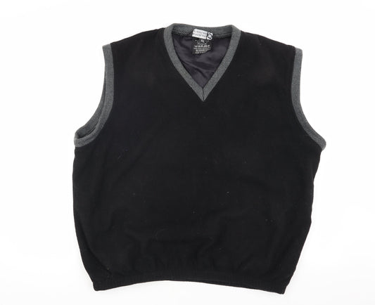 Sunderland of Scotland Men's Black XL Fleece Vest