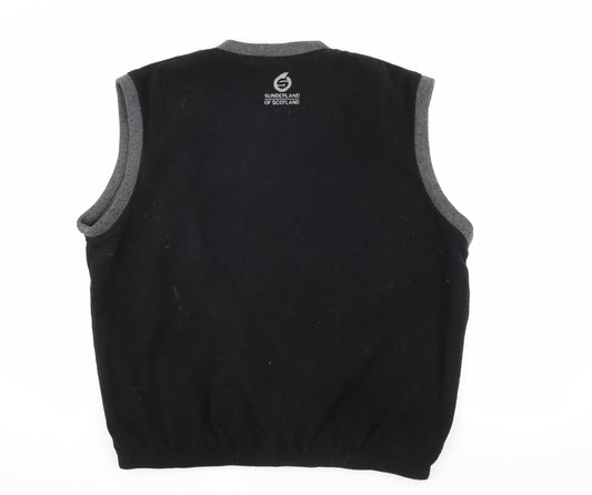 Sunderland of Scotland Men's Black XL Fleece Vest