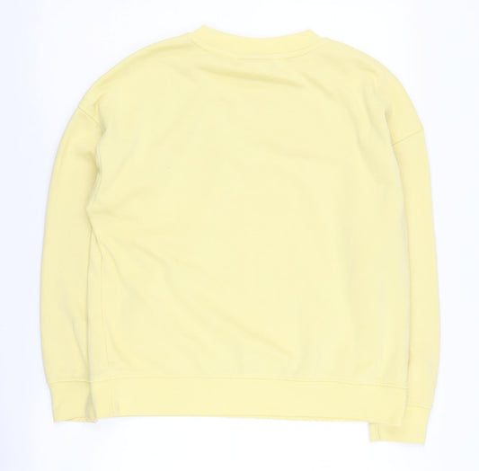 Disney Women's Yellow Winnie the Pooh Sweatshirt Size 10/12