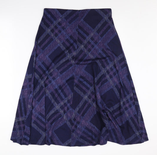 Isle Collection Women's Multicoloured Size 12 A-Line Midi Skirt