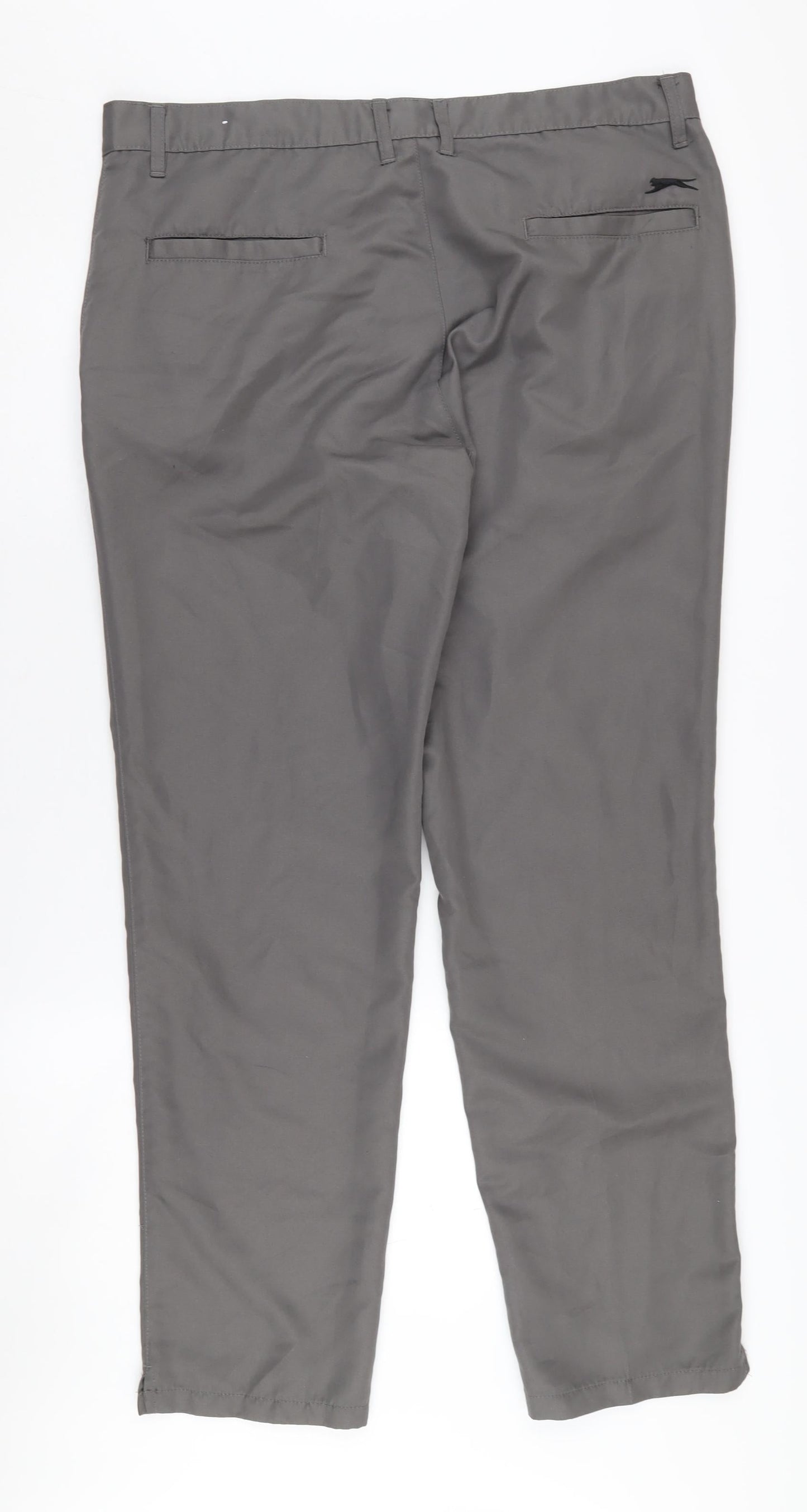 Slazenger Men's Grey Chino Trousers 36W Casual Spring