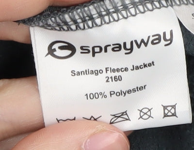 Sprayway Men's Grey Fleece Jacket, Size L, Casual Wear