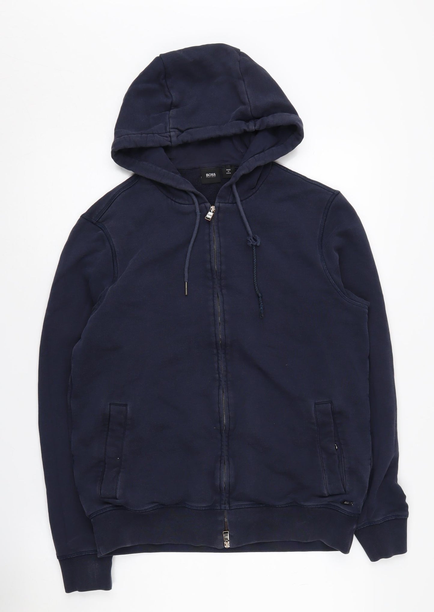 Boss Men's Blue M Full Zip Hoodie