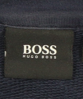 Boss Men's Blue M Full Zip Hoodie