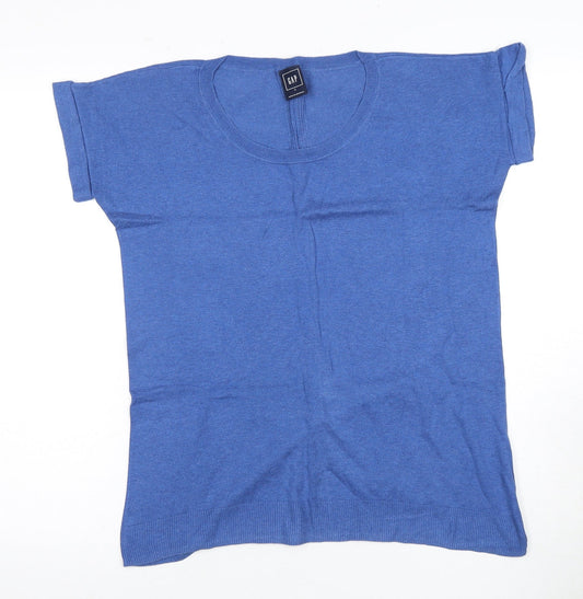 GAP Women's Blue T-Shirt, Size S, Casual Round Neck