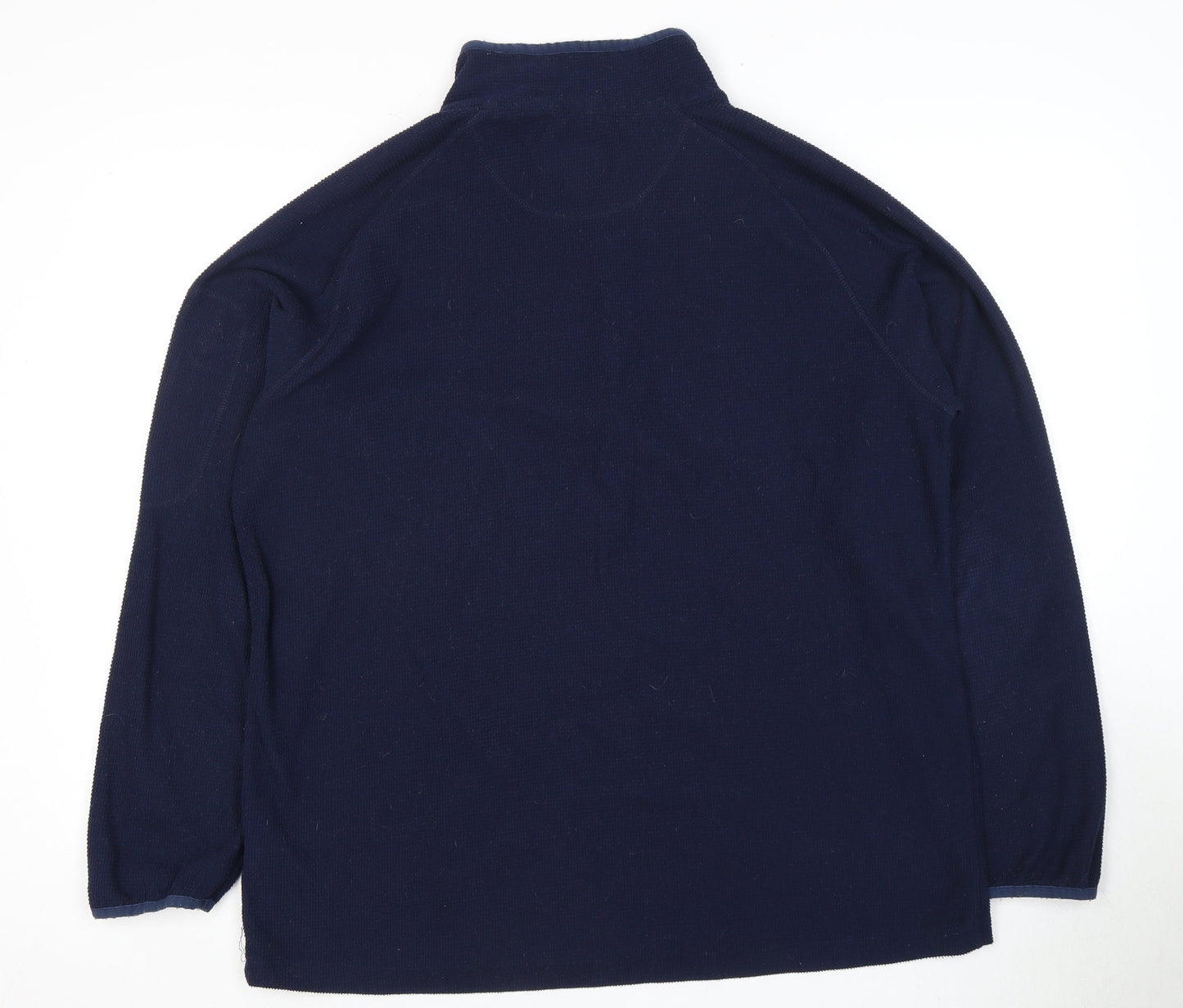 Peter Storm Men's Blue Fleece Pullover, Size L, 1/4 Zip