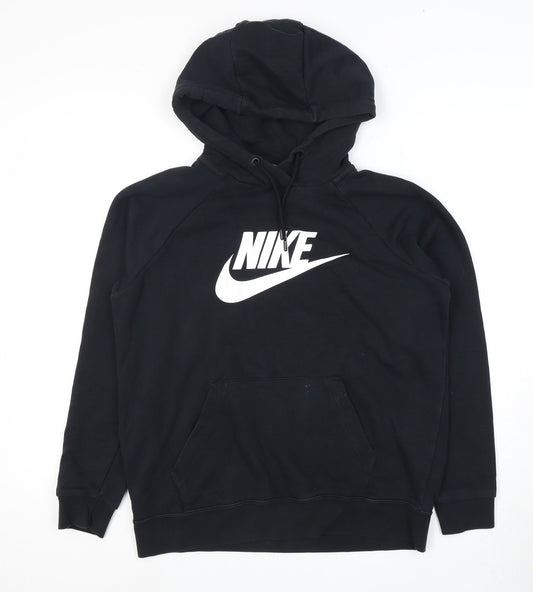 Nike Black Pullover Hoodie Unisex Adults M