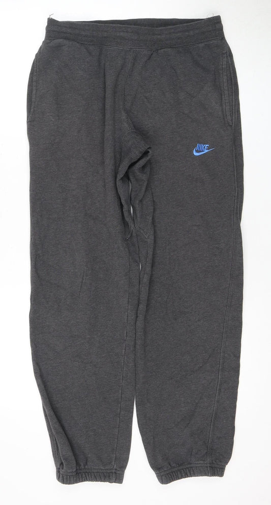 Nike Men's Black Jogger Trousers M - Elastic Waist, Pockets