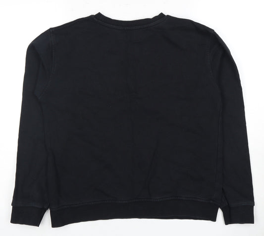 Oasis Women's Black Pullover Sweatshirt, Size S