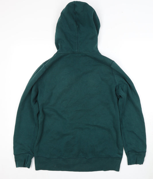 Under Armour Green Unisex Hoodie S Logo Relaxed Fit