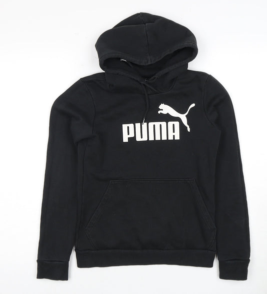 Puma Women's Black Pullover Hoodie - Size 6
