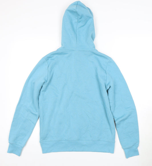 Champion Blue Unisex Hoodie Small Pullover