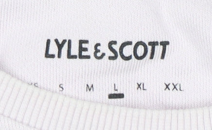 Lyle & Scott Men's Pink Logo Sweatshirt Size L Pullover
