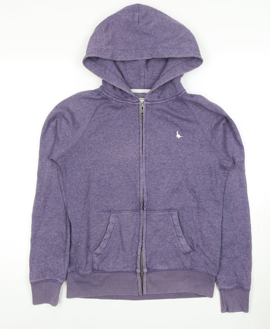 Jack Wills Unisex Purple Full Zip Hoodie 10 Plus