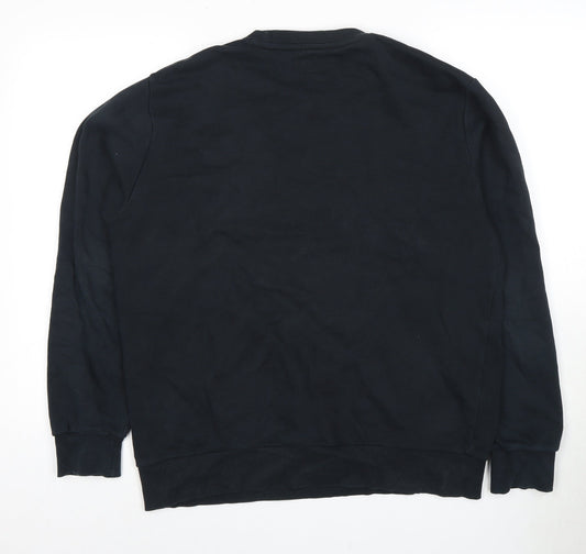 Converse Men's Black Pullover Sweatshirt Medium