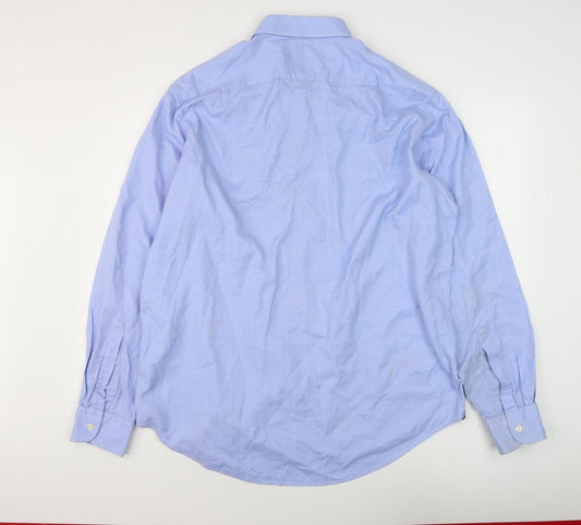 Charles Tyrwhitt Men's Blue Classic Fit Dress Shirt