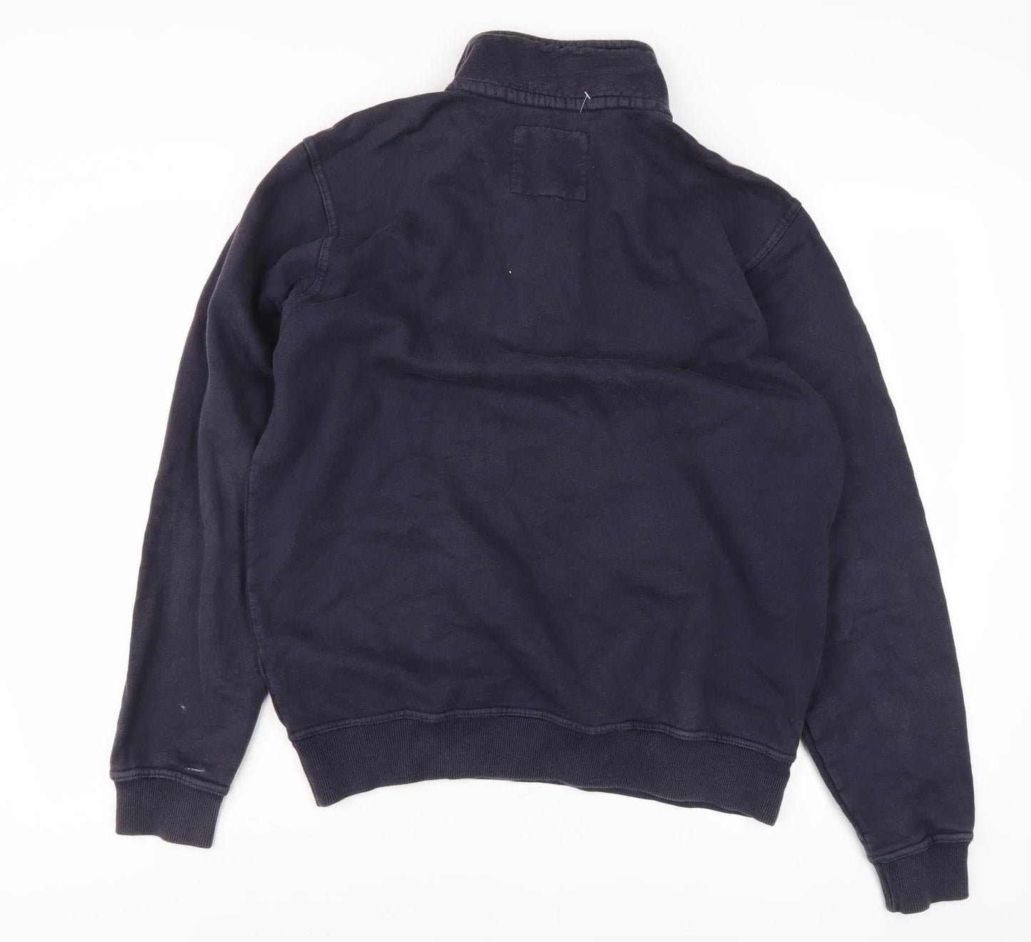 Crew Clothing Men's Blue M Fleece 1/4 Zip Sweatshirt