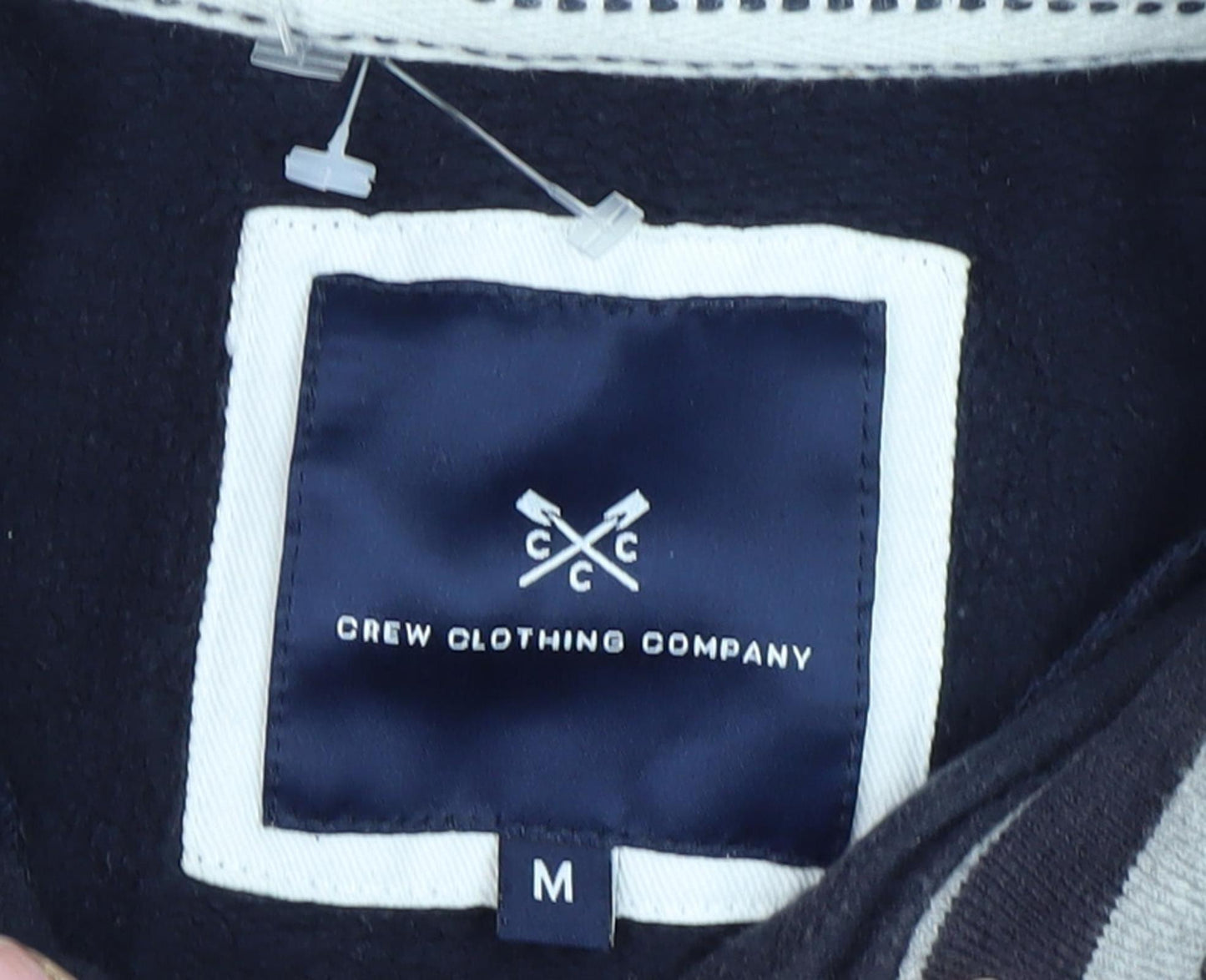 Crew Clothing Men's Blue M Fleece 1/4 Zip Sweatshirt