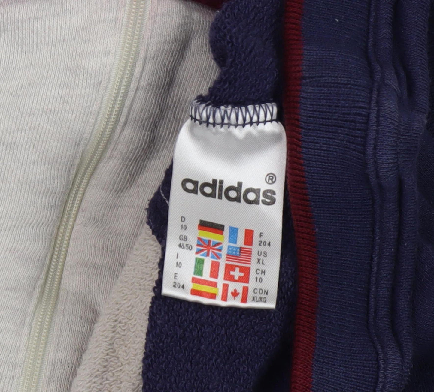 Adidas XL Men's Multicoloured 1/4 Zip Sweatshirt