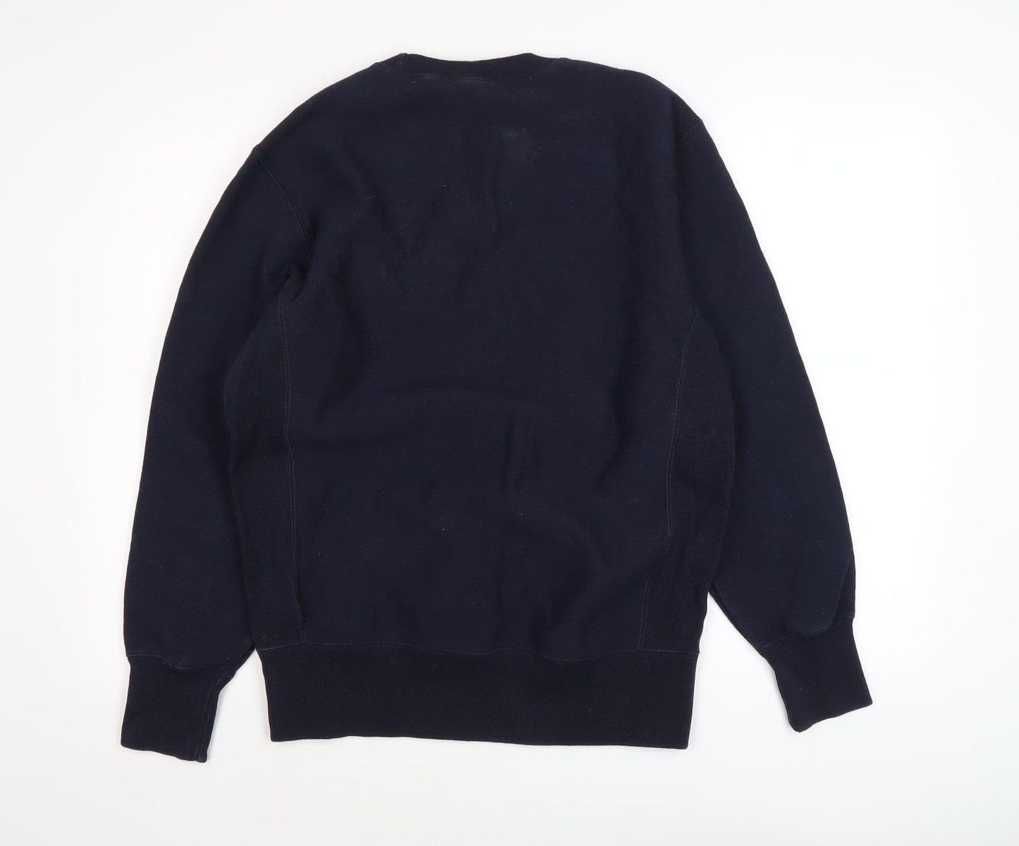 Champion Men's Blue Pullover Sweatshirt L Fleece