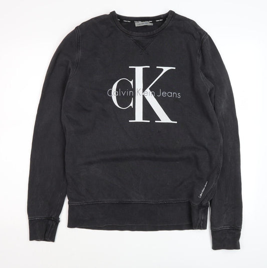 Calvin Klein Men's Black Pullover Sweatshirt M