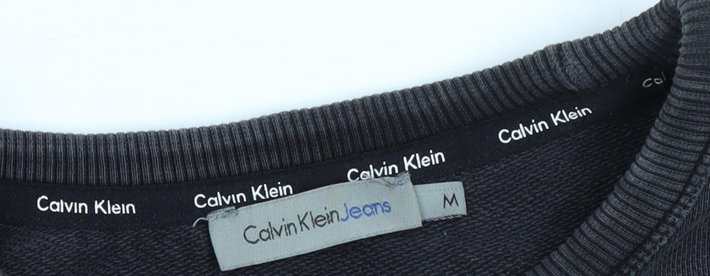 Calvin Klein Men's Black Pullover Sweatshirt M