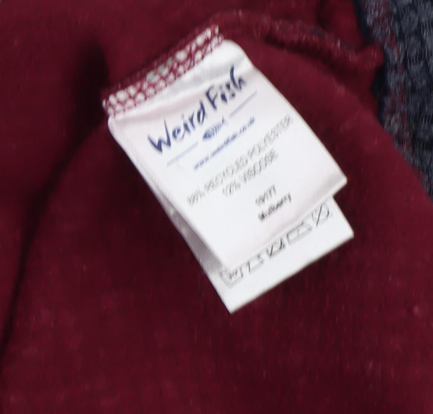 Weird Fish Women's Check Sweatshirt, S, Polyester