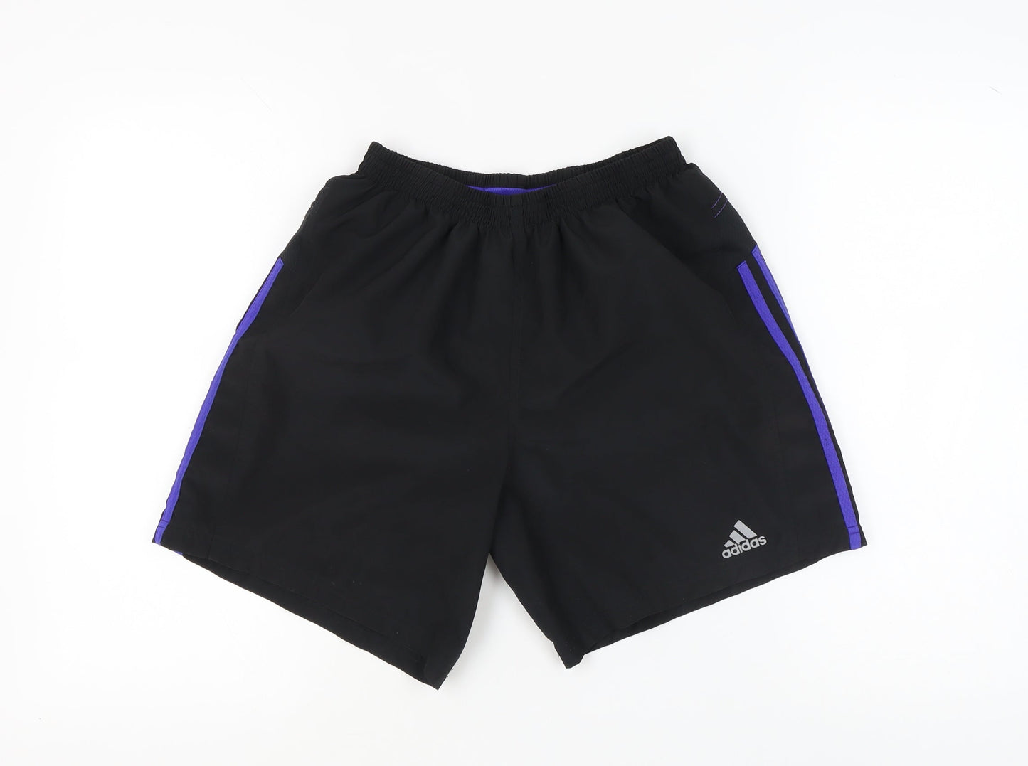 Adidas Men's Black Athletic Shorts, Size M, Elastic Waist, New