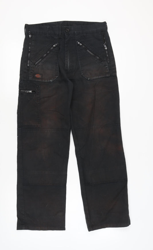 Dickies Men's Black Cargo Jeans Size 30