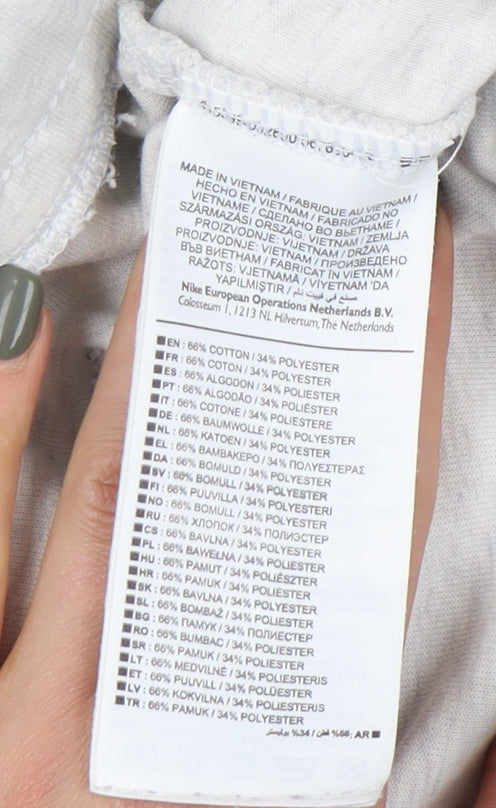 Nike Men’s Grey Jogger Trousers S - Elastic Waist